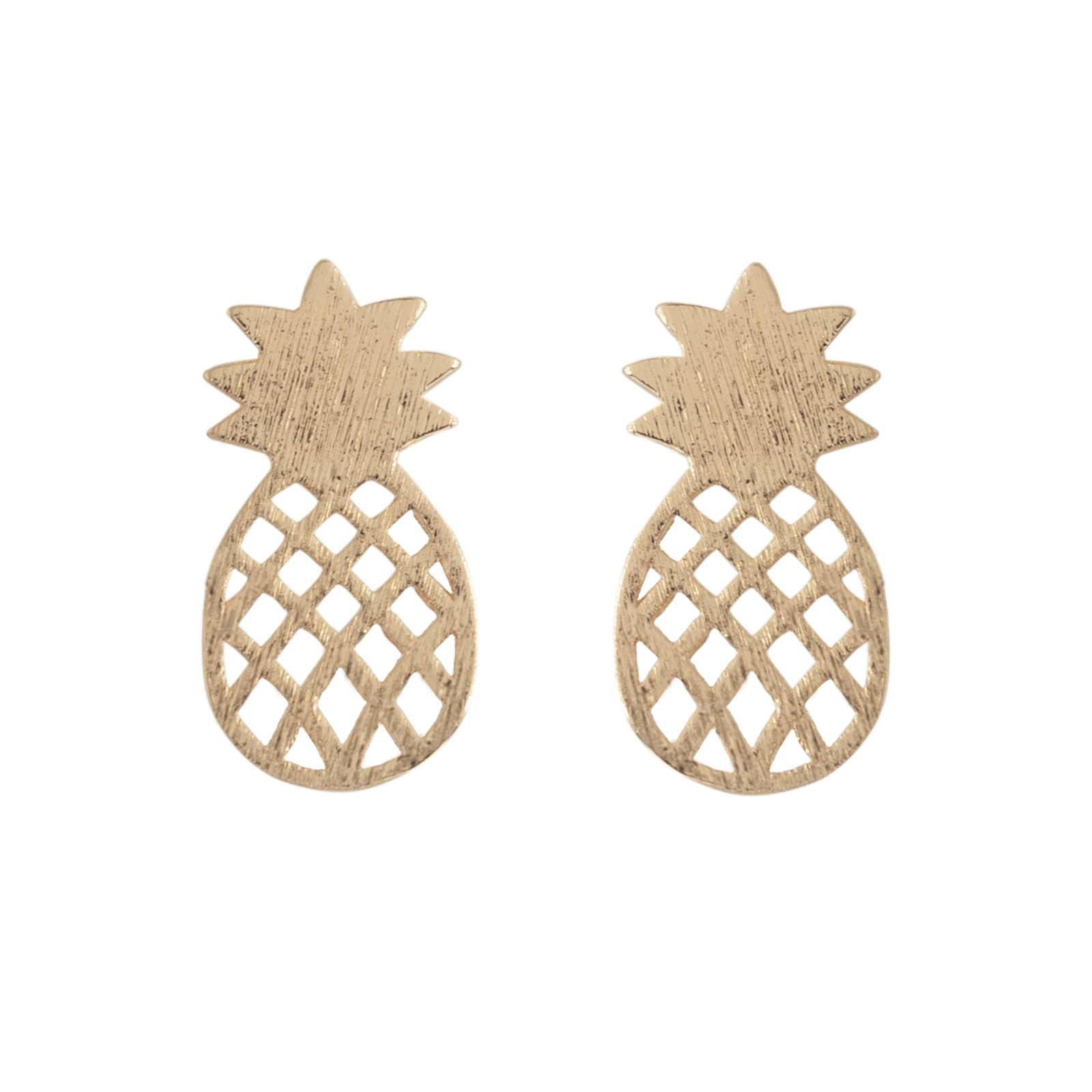 SoulSisters All Products Ananas Ohrstecker rose vegoldet