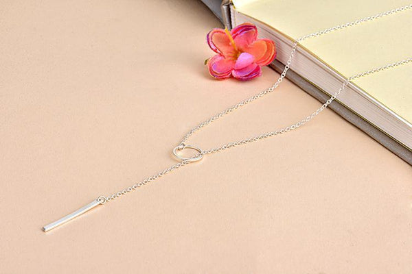 Halskette Barren 925er Sterling Silber vergoldet