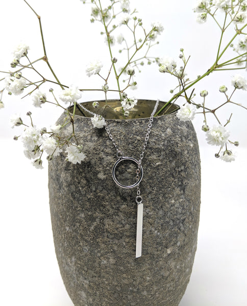 Halskette Barren 925er Sterling Silber vergoldet