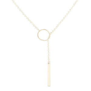 Halskette Barren 925er Sterling Silber vergoldet