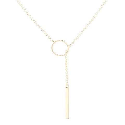 Halskette Barren 925er Sterling Silber vergoldet