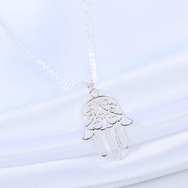 Hamsa Hand Halskette