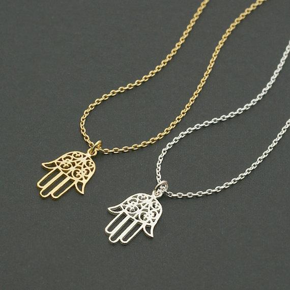 Hamsa Hand Halskette