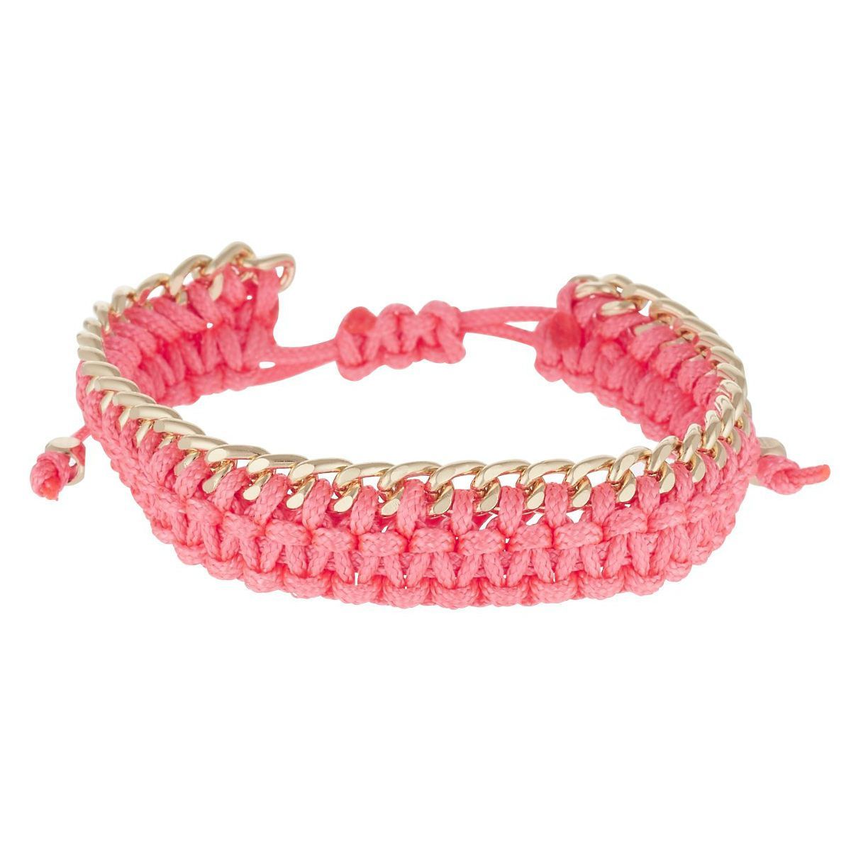 Handmade Freundschaftsarmband Boho Bali Pink