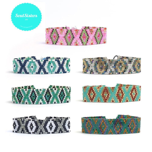 Handmade Ibiza Boheme Freundschafts Perlen Armband