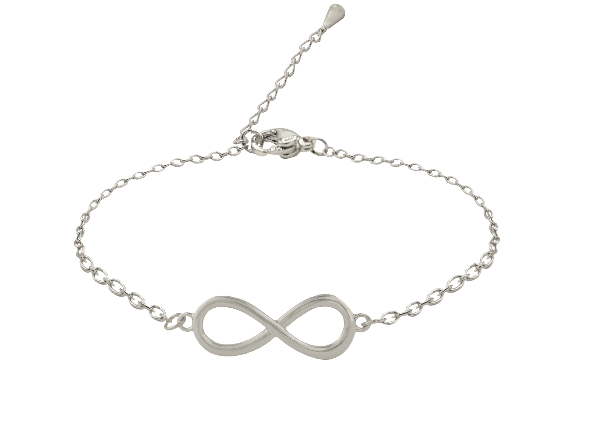 Infinity Armband 925 versilbert