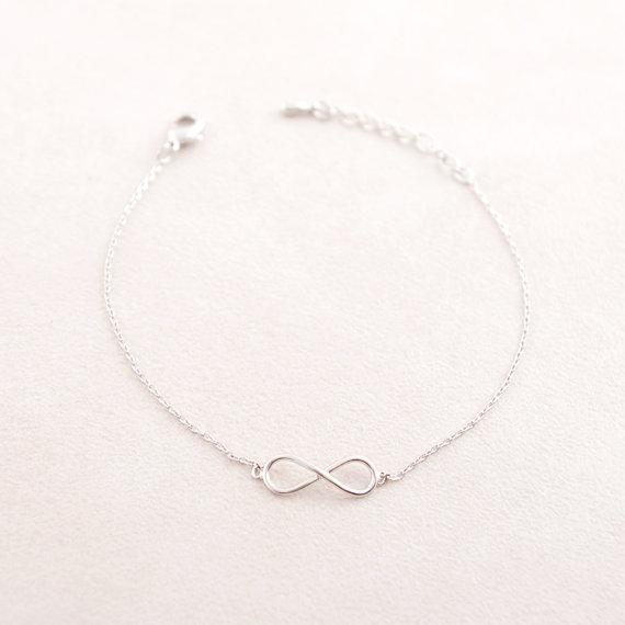 Infinity Armband 925 versilbert