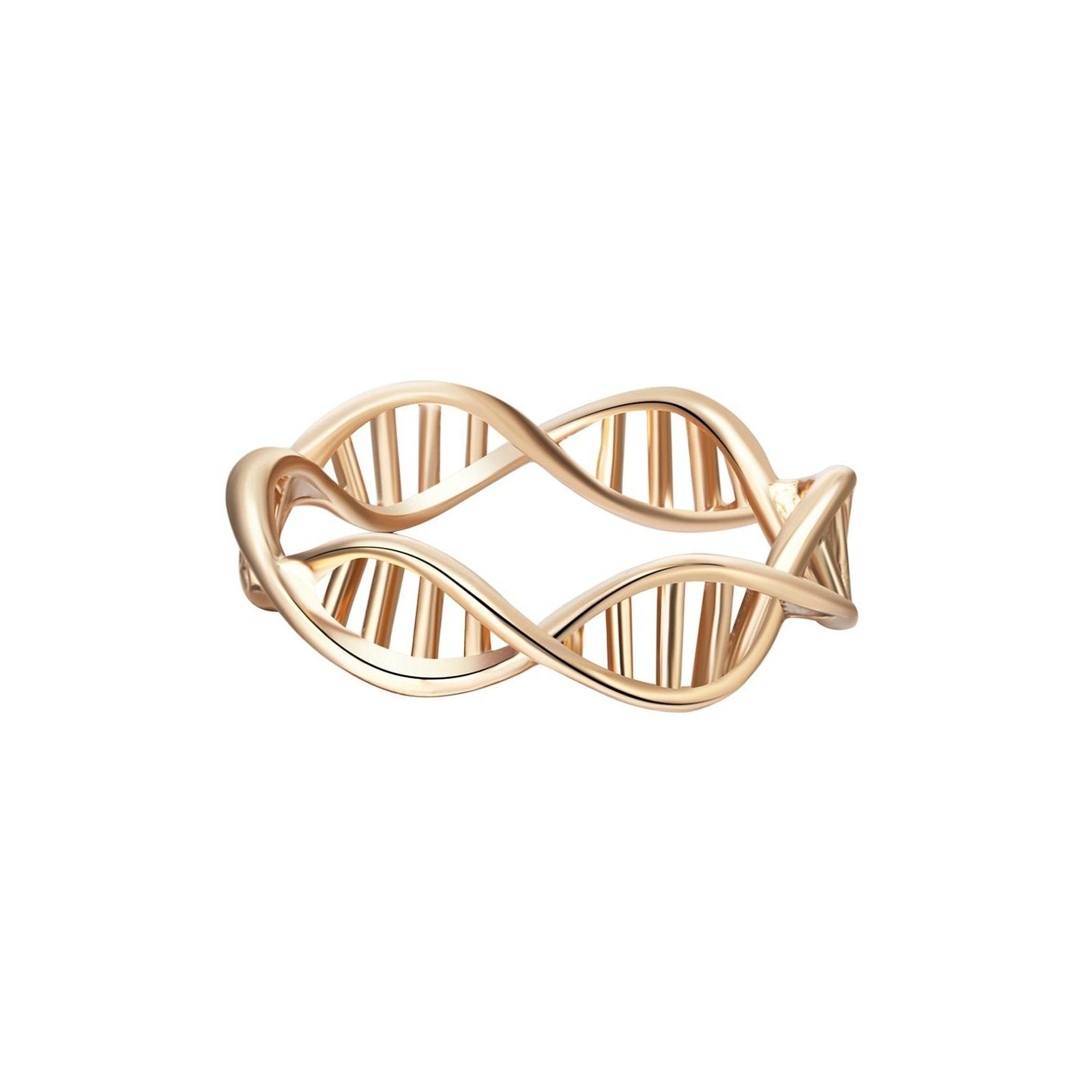 Ring DNA Infinity Unendlichkeit 18k vergoldet / Größe: 53