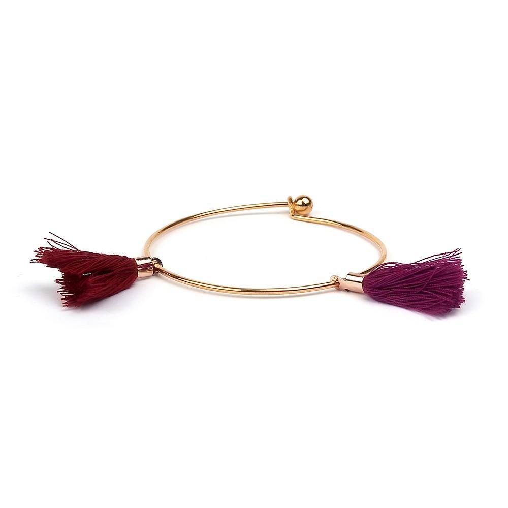 SoulSisters Armreif Bali Rose Elegant Lila Quaste