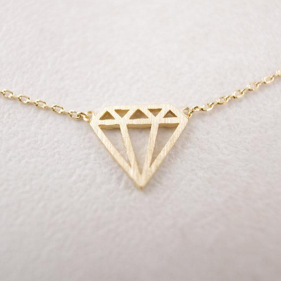 SoulSisters Halskette Diamant 18 karat vergoldet