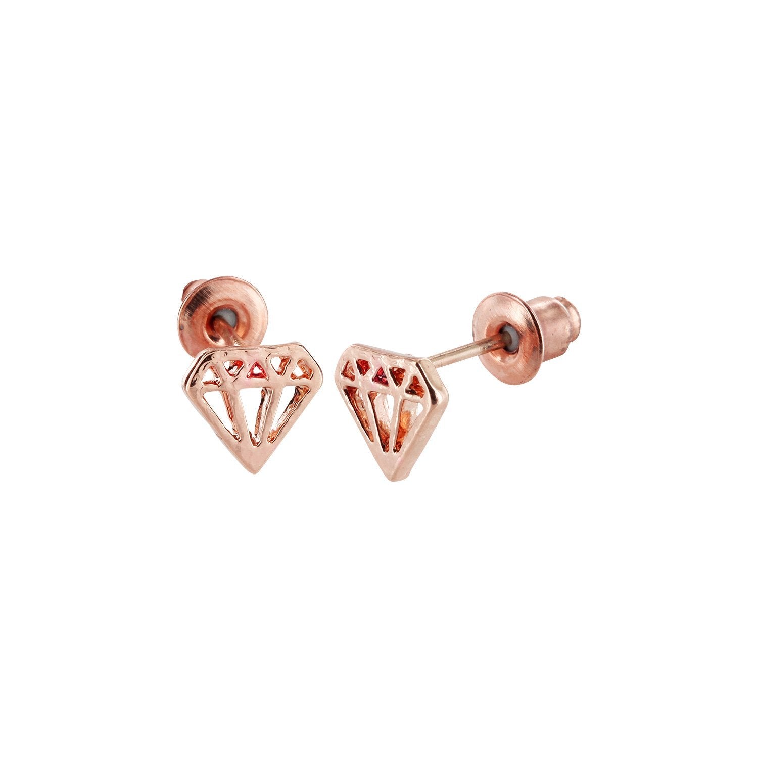SoulSisters Ohrstecker Diamant 18 karat rose vergoldet