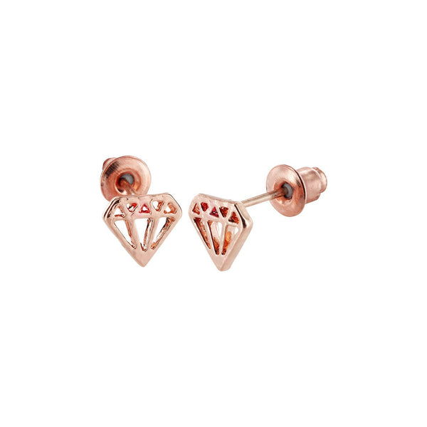 SoulSisters Ohrstecker Diamant 18 karat rose vergoldet