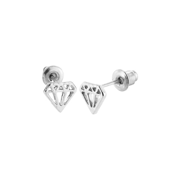 SoulSisters Ohrstecker Diamant 925 versilbert