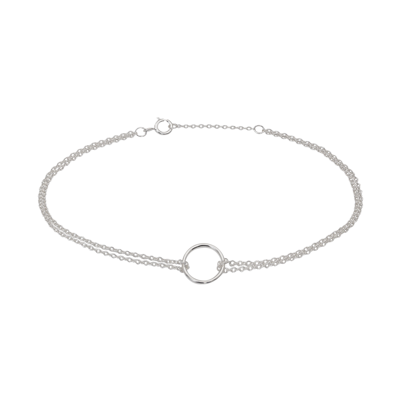 SoulSisters Armband Armband Kreis 925 Sterling Silber, 16,5 cm verstellbar