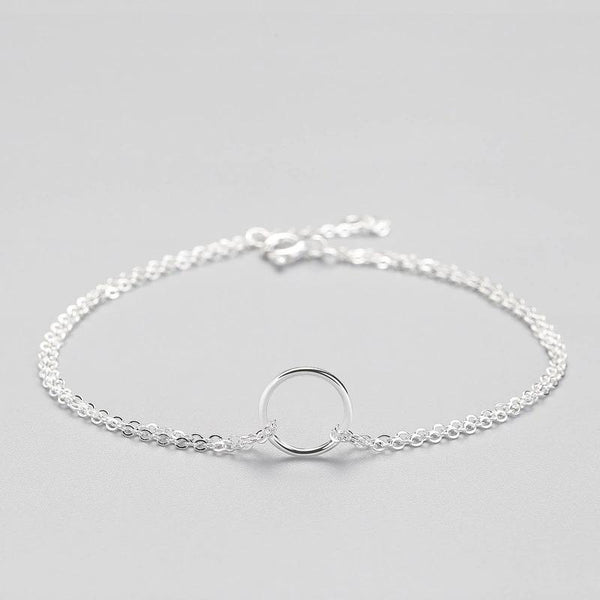 SoulSisters Armband Armband Kreis 925 Sterling Silber, 16,5 cm verstellbar