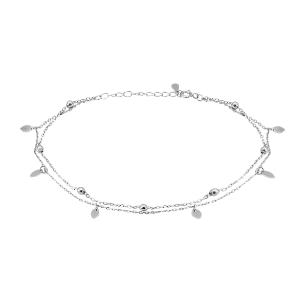 SoulSisters Armband Armband mit Plättchen und Kugeln in 925 Sterling Silber, größenverstellbar