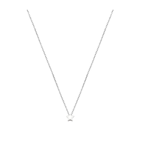 Halskette aus 925 Sterling Silber mit Anhänger Stern