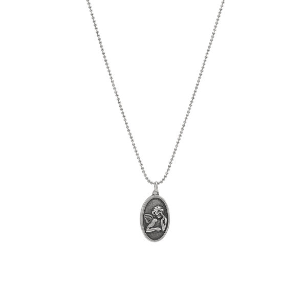 SoulSisters Halskette Halskette mit Anhänger Engel aus 925 Sterling Silber, größenverstellbar