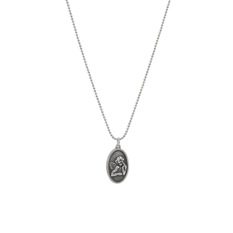 SoulSisters Halskette Halskette mit Anhänger Engel aus 925 Sterling Silber, größenverstellbar