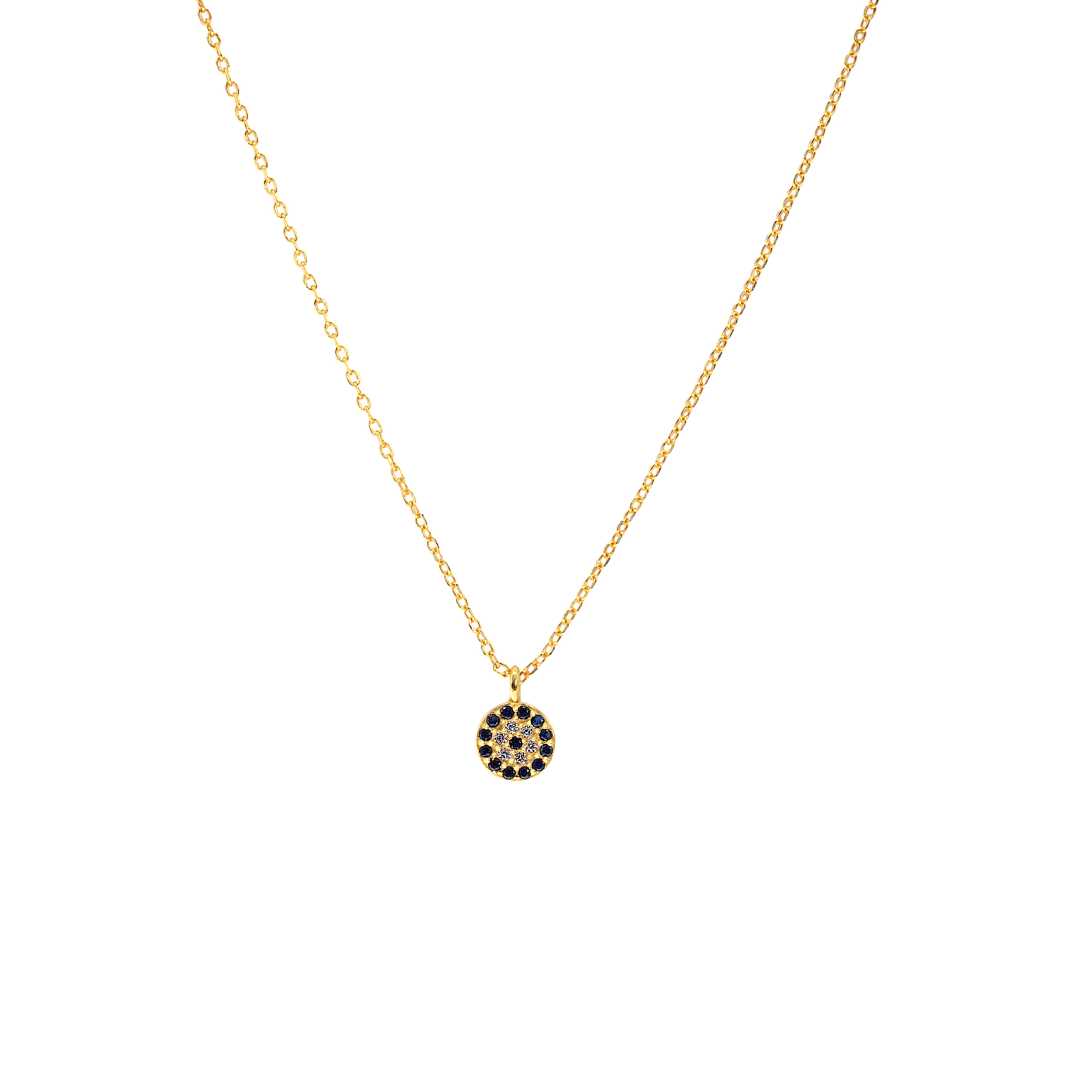 Halskette mit Anhänger Evil Eye Nazar aus 925 Sterling Silber vergolde –  SoulSisters-Lieblingsschmuck