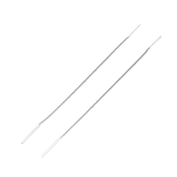 Ohrringe aus 925 Sterling Silber Ohrhänger Durchzieher mit Stab
