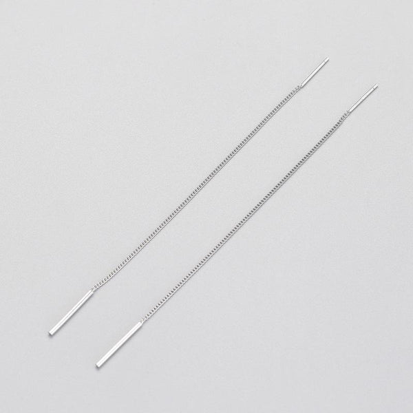 Ohrringe aus 925 Sterling Silber Ohrhänger Durchzieher mit Stab