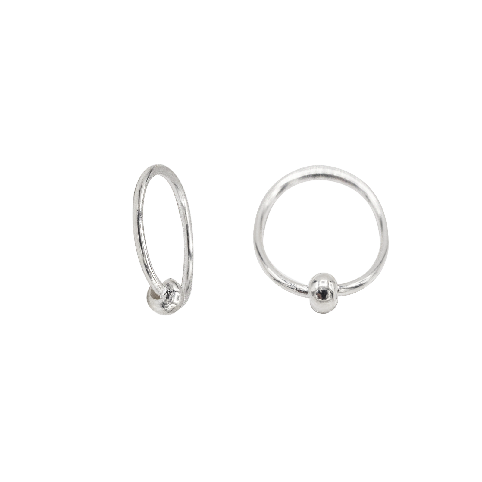 SoulSisters Ohrringe Ohrringe basic Creolen aus 925 Sterling Silber, Ø 10mm