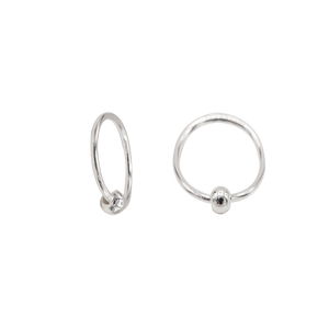 SoulSisters Ohrringe Ohrringe basic Creolen aus 925 Sterling Silber, Ø 10mm