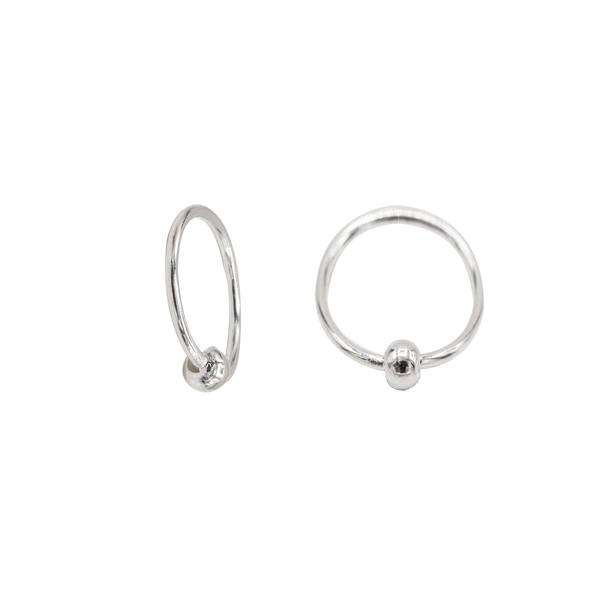 SoulSisters Ohrringe Ohrringe basic Creolen aus 925 Sterling Silber, Ø 10mm