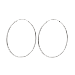 SoulSisters Ohrringe Ohrringe Creolen aus 925 Sterling Silber Basic Ø5cm