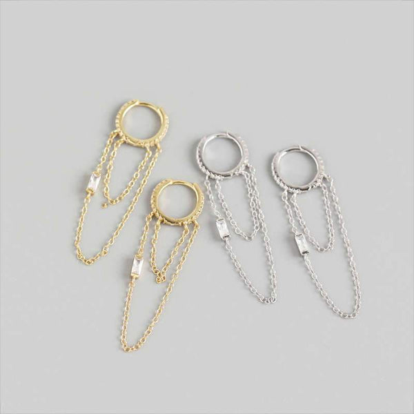 SoulSisters Ohrringe Ohrringe Creolen aus 925 Sterling Silber mit Zirkonia