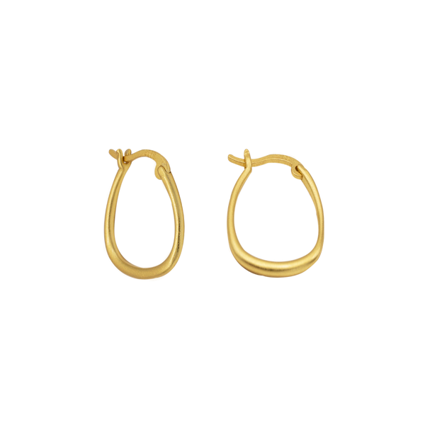 SoulSisters Ohrringe Ohrringe Creolen aus 925 Sterling Silber vergoldet, 11mm