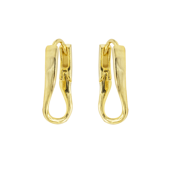SoulSisters Ohrringe Ohrringe Creolen aus 925 Sterling Silber vergoldet, 14mm