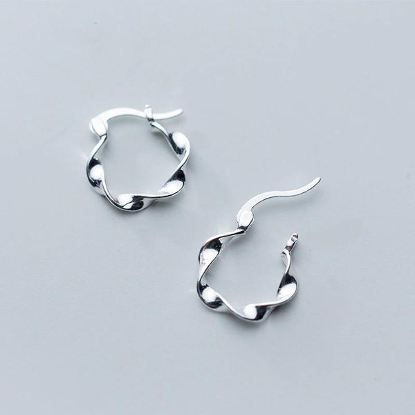 SoulSisters Ohrringe Ohrringe Creolen gedreht 925 Sterling Silber