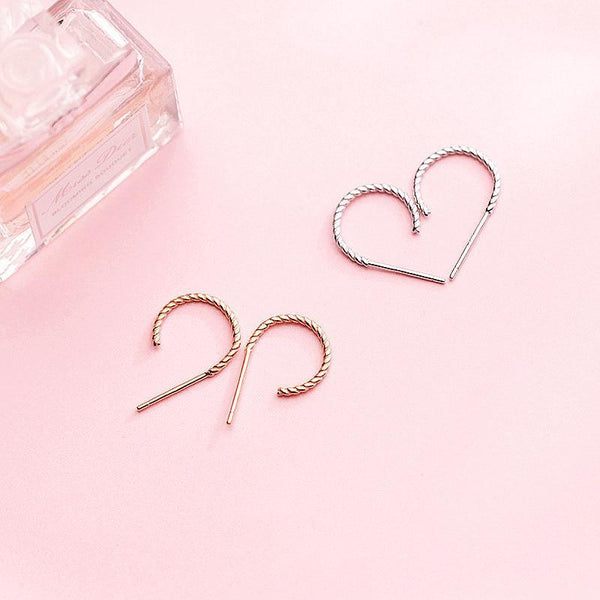Ohrringe Creolen geriffelt aus 925 Sterling Silber, 12mm