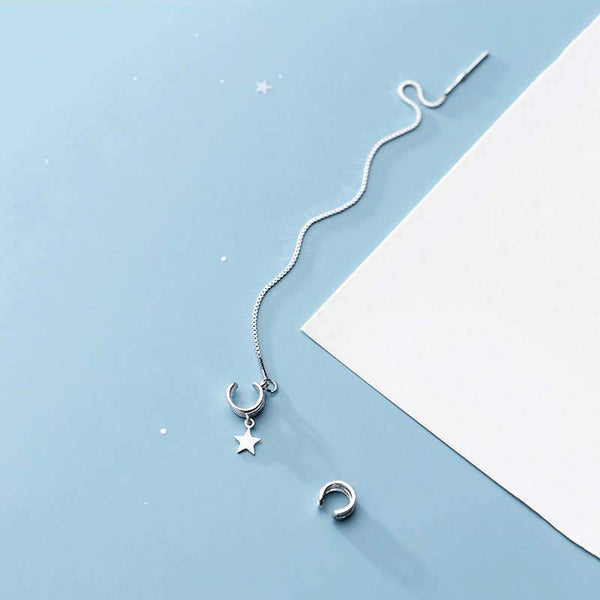 SoulSisters Ohrringe Ohrringe Earcuffs aus 925 Sterling Silber Stern