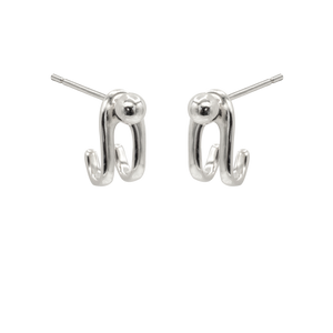 SoulSisters Ohrringe Ohrringe Earcuffs mit Kugel Ohrstecker aus 925 Sterling Silber