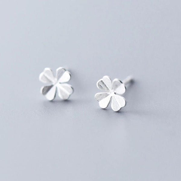 SoulSisters Ohrringe Ohrringe Glücksbringer 925 Sterling Silber Ohrstecker Kleeblatt