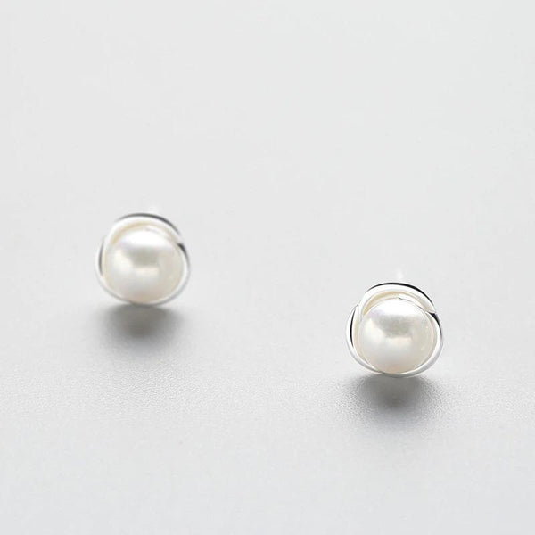 SoulSisters Ohrringe Ohrringe mit Süßwasserzuchtperlen Ohrstecker aus 925 Sterling Silber