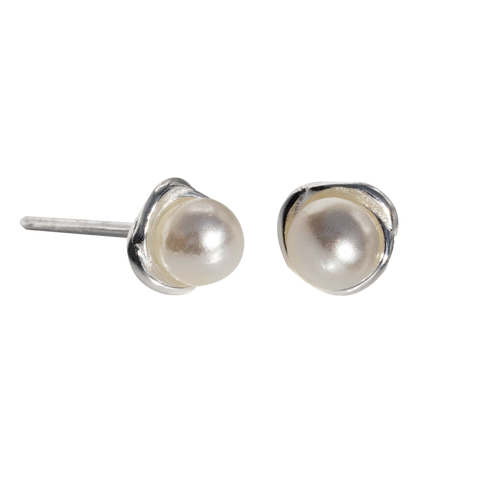 SoulSisters Ohrringe Ohrringe mit Süßwasserzuchtperlen Ohrstecker aus 925 Sterling Silber