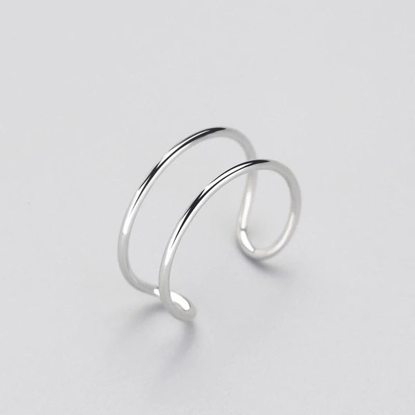 SoulSisters Ring Ring Wickelring aus 925 Sterling Silber, größenverstellbar