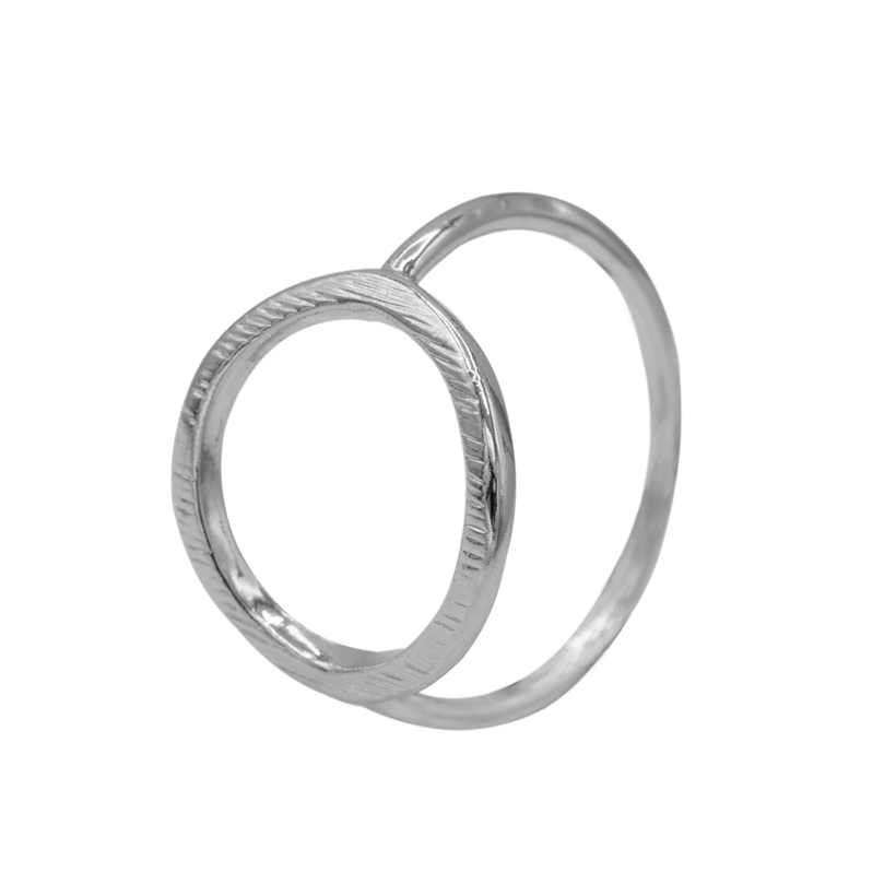 Ringe versilbert